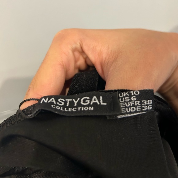 NWT Velvet Bell Sleeve Flared Jumpsuit - Picture 3 of 4